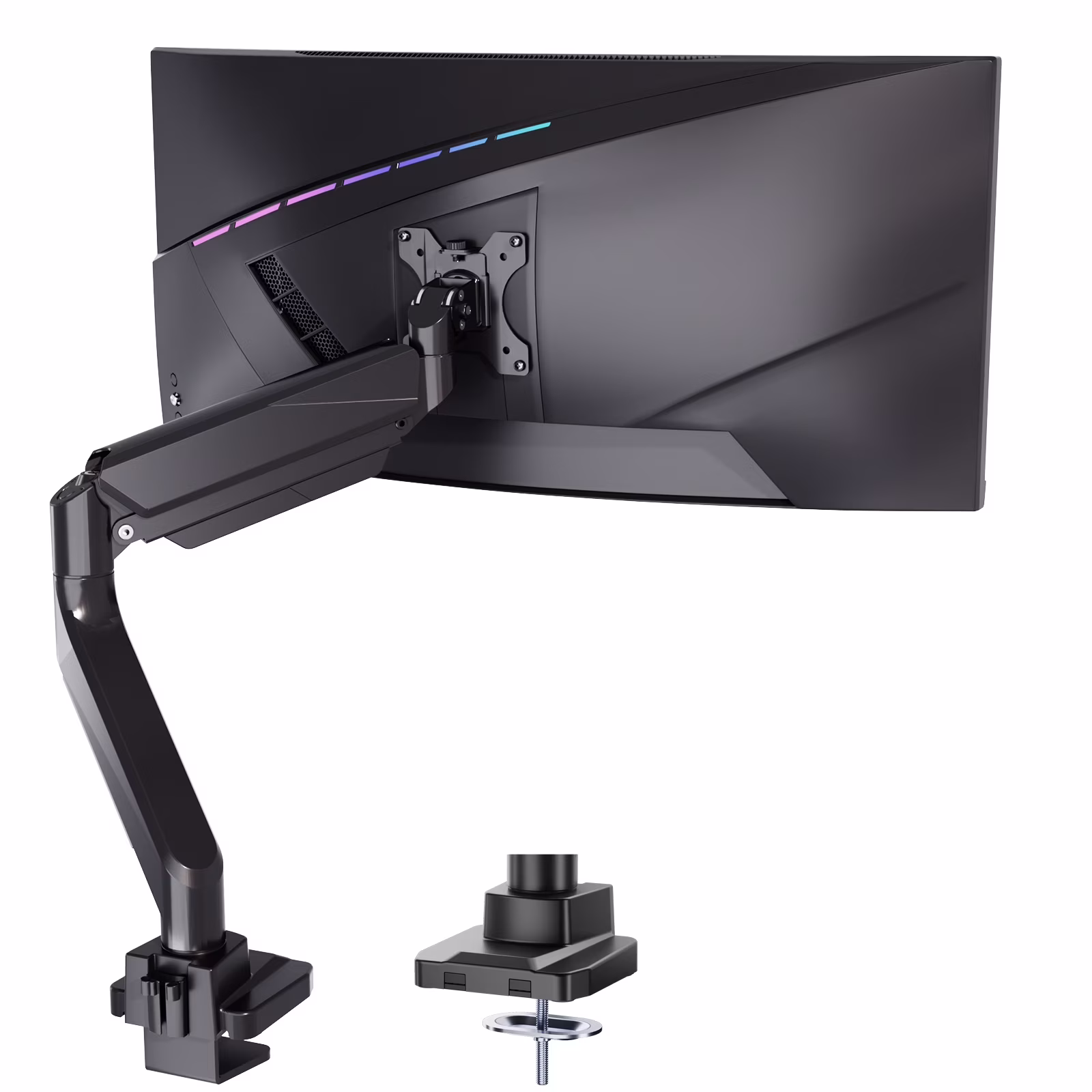 WALI heavy-duty monitor arm for ultrawide home-office monitors